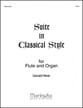 Suite in Classical Style Organ sheet music cover